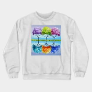 Bright trees Crewneck Sweatshirt